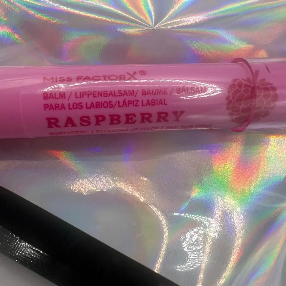 NWT Miss FactorX Raspberry Lip Balm - Pink